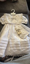 Infant White Christening Baptism Gown Dress Vintage