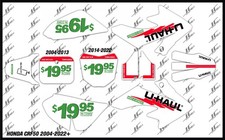 HONDA CRF50 GRAPHICS KIT DECALS THICK AND HIGH GLOSS......