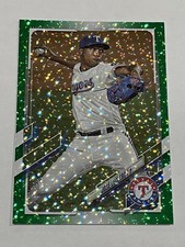 2021 Topps Baseball Green #/499 - Jose Leclerc - Texas Rangers