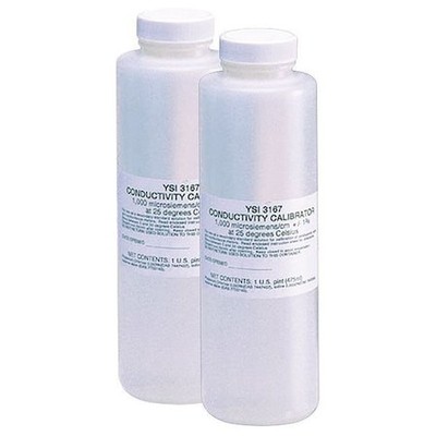 Ysi 3167 Cal Solution,Ec,1000 Us/Cm,1 Pt,Pk8