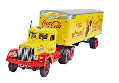 Matchbox DYM38050 1:58 Scale Peterbilt Truck Coca Cola Work Refreshed Item Boxed