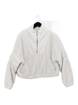 FP Movement - Free People Damen Hoodie XS creme Polyester mit Viskose Pullover