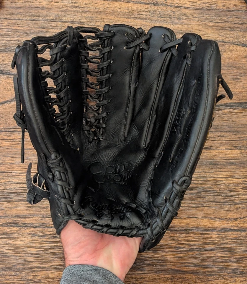 Guante de Béisbol Rawlings Dorado Auténtico Etiquetas Doradas Trapecio GG601 12.75 ¡Hermoso! Foto 2 de 4