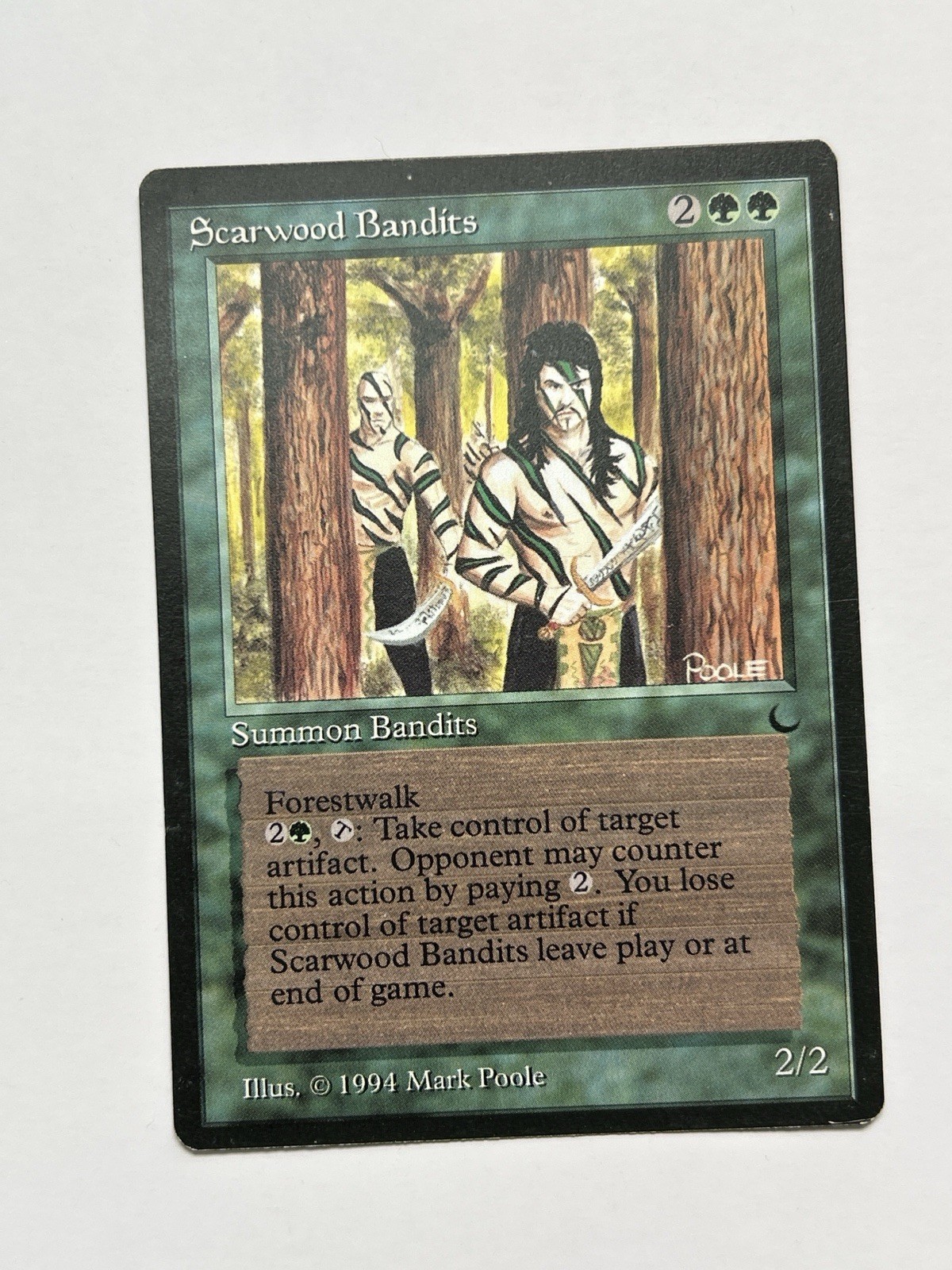 Scarwood Bandits – The Dark – MTG – 1994 – LP Old School Magic Rare