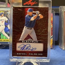 Leaf 2023 Electrum Rafael Palmeiro Auto Insert #BA-RP1 Serial #2/2 MLB