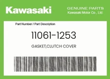 Kawasaki Genuine Gasket,Clutch Cover - 11061-1253