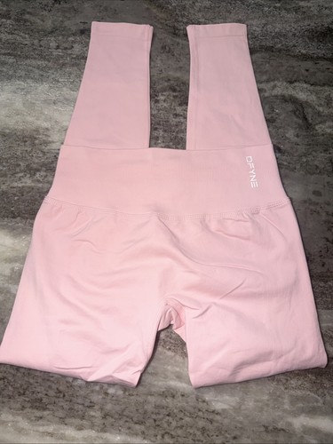 NWOT DFYNE Womens Impact High Stretch Leggings Small Pink  Scrunch Butt (Q13)