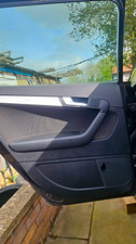 AUDI A3 8P 2003-2012 5 DOOR PASSENGER LEFT OFF SIDE REAR DOOR CARD WITH SWITCH