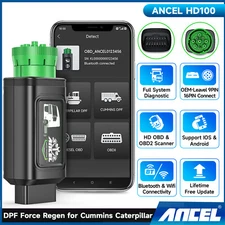ANCEL Diesel OBD Heavy Duty Truck Scanner Diagnostic DPF Regen for Cummins CAT