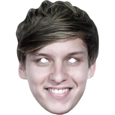 FUNKYBUNKY George Ezra Celebrity Card Face Mask - Ready To Wear - Fancy Dress