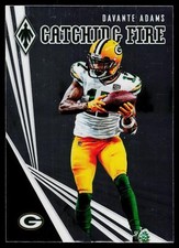 Davante Adams Green Bay Packers 2019 Panini Phoenix Catching Fire LV Raiders