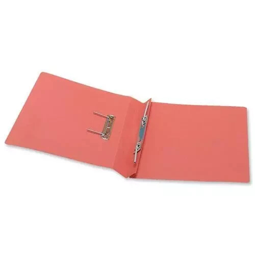 PACK OF 5 X Spring Transfer Files 285gsm 38mm Foolscap CHOICE OF COLOUR ...