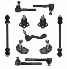 11 Pc Upper Lower Ball Joints Tie Rods Pitman Arm Sway Bar For Dodge Ram 1500