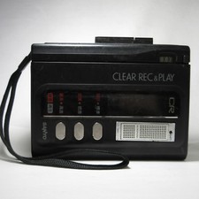 SANYO CASSETTE RECORDER MR-56 BLACK 180209 NOT WORKING
