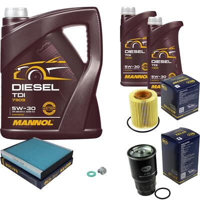 SCT Germany Inspektionspaket 7 L MANNOL Diesel TDI 5W-30 für Toyota RAV 4 III