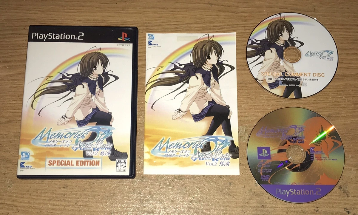 Memories Off After Rain Vol.2 Special Playstation 2 Game Japan Import PS2