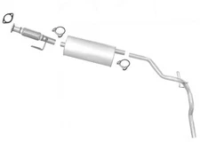 Exhaust System Muffler Tail Pipe Flex Pipe For 1990-1997 Ford Aerostar Van