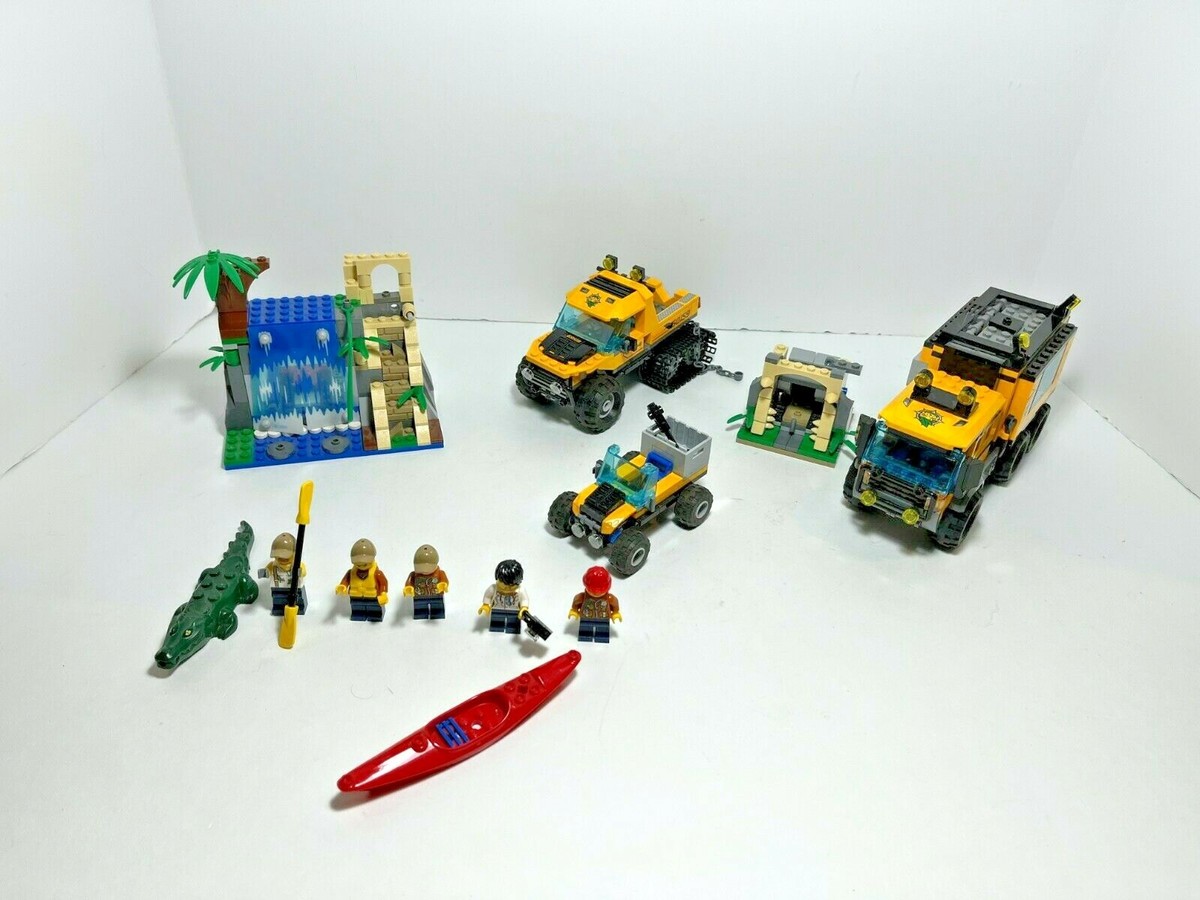 LEGO City: Jungle LOT: Mobile Lab 60160 Halftrack Mission 60159