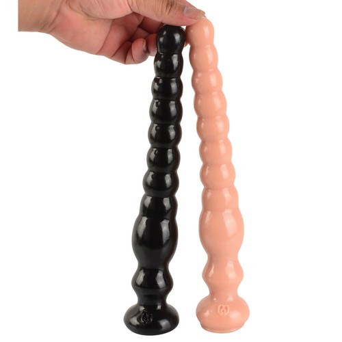 Long Anal Dildo Sex Toy Soft Bead Butt Plug Vagina Toy Women G-Spot Masturbators - Picture 3 of 14
