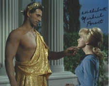 MICHAEL FOREST SIGNED 'STAR TREK' APOLLO 8x10 PHOTO w/COA TV SHOW ACTOR
