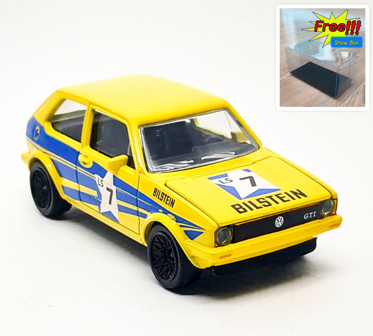 Majorette Volkswagen Golf GTI MK1 - Ls7 Bilstein - Yellow 1/52 (3