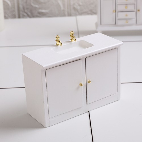 1 12 娃娃屋浴室水槽家具模型配件场景装饰diy Ebay