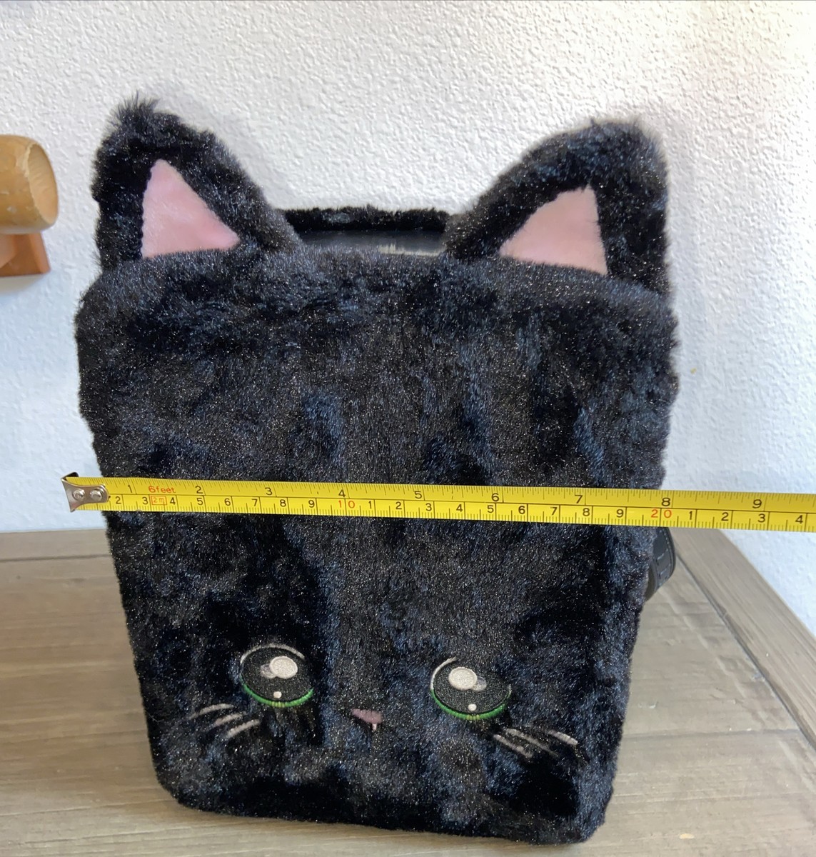 Na! Na! Na! Surprise Doll Fuzzy Black Kitty Cat Backpack  display picture 1
