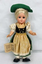 Vintage 1950 s West Germany Moll's Trachten-Schmider Celluloid Baby Doll w/ Tag