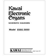 KAWAI E550 E650 Technical Service Manual repair - Schematic diagrams - Schematic