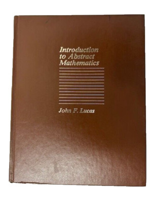 Introduction to Abstract Mathematics [Hardcover]by  Lucas - FREE Shipping