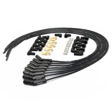 Pertronix Spark Plug Wire Set Flame-Thrower MAGX2 8MM Black With 45-Degree Bl...