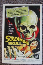 The Screaming Skull Movie Lobby Card poster John Hudson Peggy Webber Alex Nicol-