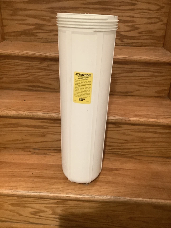 Carcasa filtro agua 20”x6” bombilla de repuesto con junta. Foto 2 de 4