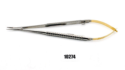 Aesculap Mikronadelhalter FD268R Schere Nadelhalter gebogen 18 cm Chirurgie NEU