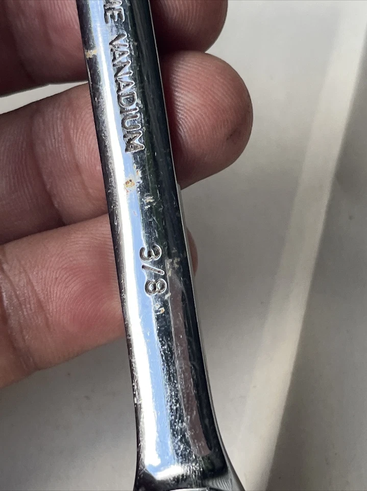 PERFORMANCE TOOL CHROME COMBINATION WRENCH 3/8" (t20) - Image 3 of 4