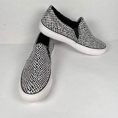 Zara Black and White women’s Slip-On Loafers s-l400.jpg main image 3