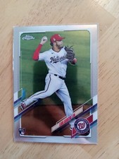 2021 Topps Chrome Luis Garcia Rookies Rc #189 Baseball MLB Washington Nationals