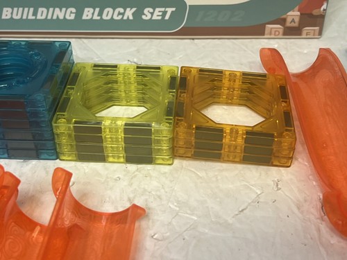 Holy Fun Magnetic Building Block Marble Run Set 98% Complete See Description - Picture 15 of 16