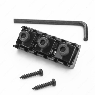 Guitar Locking Nut 42 or 43mm String Lock For Floyd Rose Tremolo Bridge 3 Color