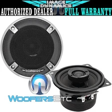 IMAGE DYNAMICS ID4 CAR 4" AUDIO 2-WAY SILK DOME TWEETERS COAXIAL SPEAKERS NEW