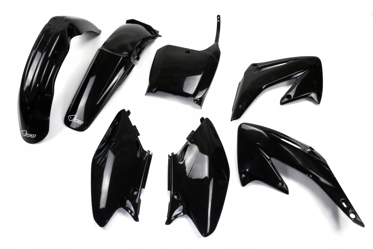 Plastiques Honda CR 125 250 02-03 carénage noir pour entraînement motocross