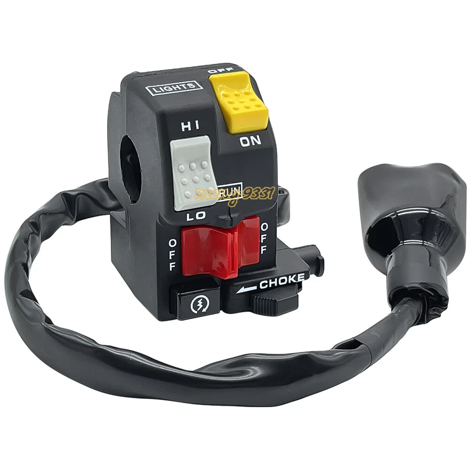 Handlebar Switch Start Kill Stop Choke for Honda ATC250SX 1985-87 35200-HA6-003 - Image 2 of 4