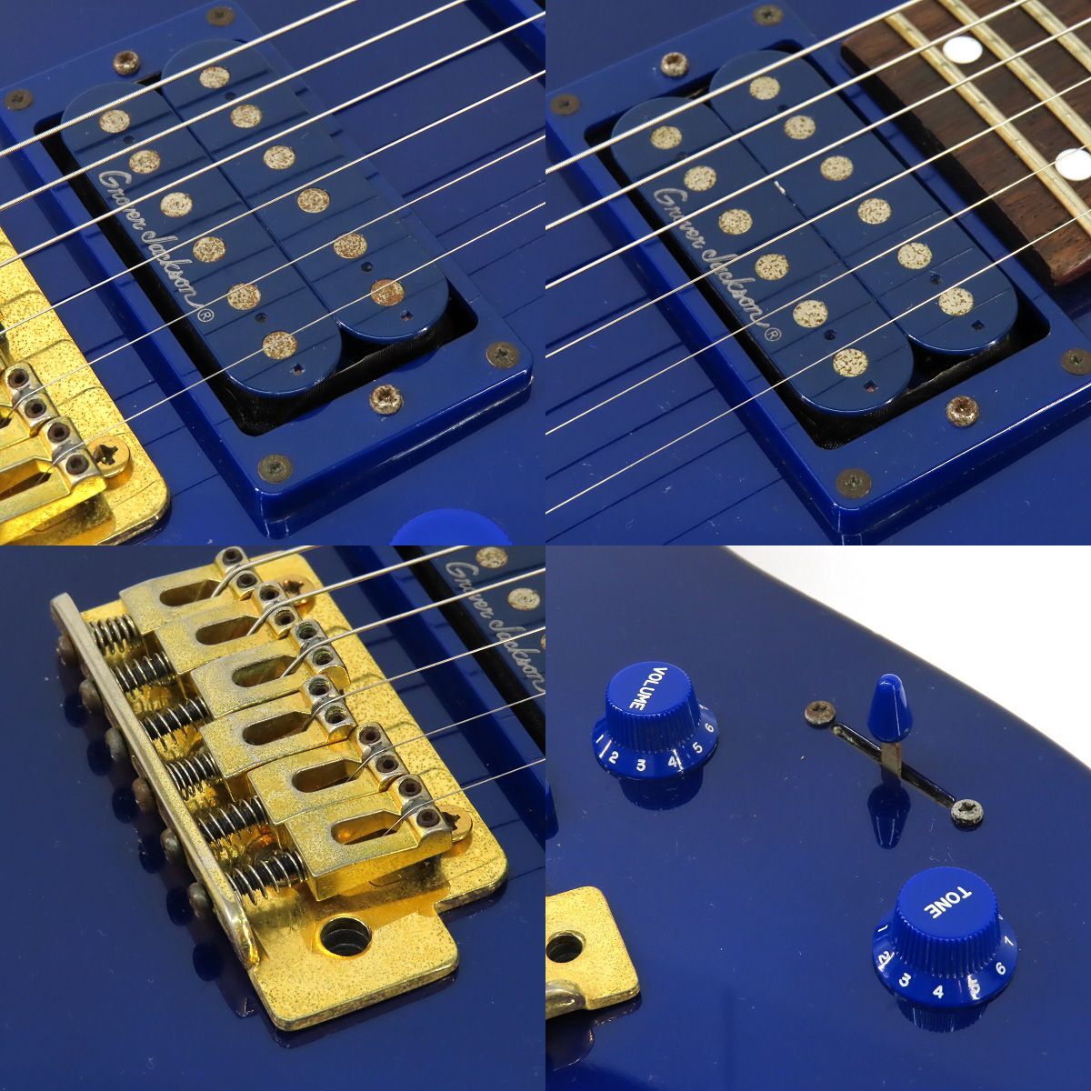 Grover Jackson エレキギター 青 Grover Jackson Electric Guitar From Japan | eBay