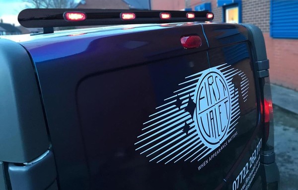 Schwarz Heck DachträGer + Multifunktion LED Passend FüR Peugeot Boxer 2014+-image