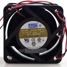 AVC DV05028B12U 5028 DC12V 1.65A 5CM 2-Wire Server Cooling Fan