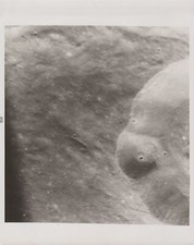 Apollo 8 RARE NASA 1968 Lunar Surface View Near Vertical Original Photo