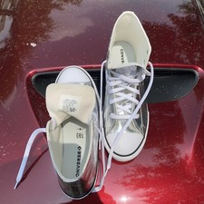 converse all star metallic silver