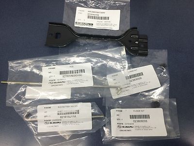 Genuine Subaru Battery Tie Down Hold Clamp Kit 2006-2014 B9 Tribeca OEM NEW