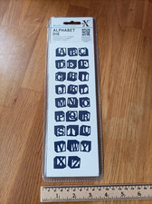 Xcut Alphabet Die, Box letters