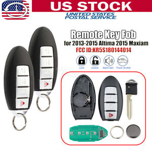 Smart Key Fob Keyless Entry Remote fits 2013-2015 Nissan Altima IC:7812D-S180014 KR5S180144014 